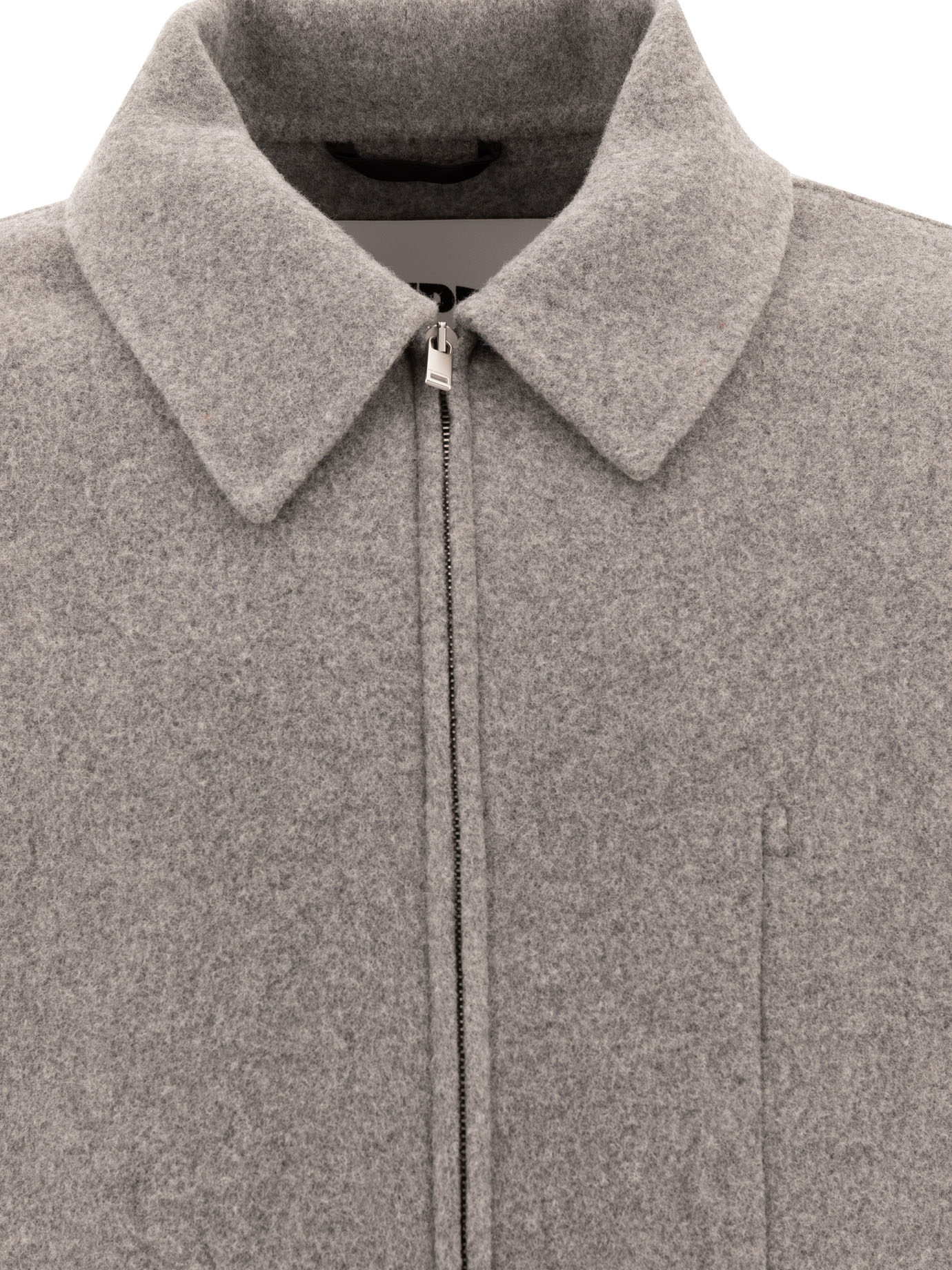 JIL SANDER Grey Wool coat